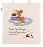 Askılı Bez Çanta - Kitapkurdu Serisi - Lisan