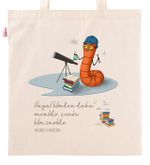 Askılı Bez Çanta - Kitapkurdu Serisi - Mucit