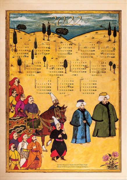 2022 Takvimli Poster - Minyatürler - Surname Hediye At