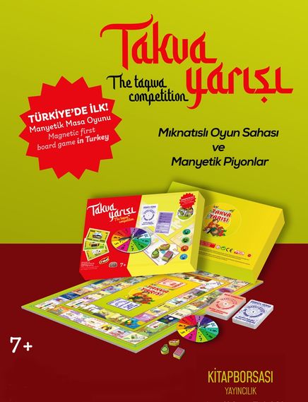 Takva Yarışı Manyetik Masa Oyunu (Türkçe - İngilizce)