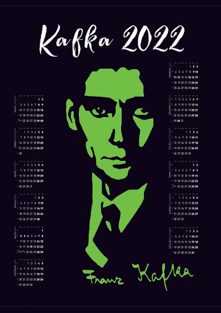2022 Takvimli Poster - Yazarlar - Franz Kafka