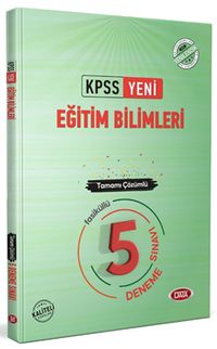 KPSS Eğitim Bilimleri Tamamı Çözümlü 5 Fasikül Deneme Sınavı 