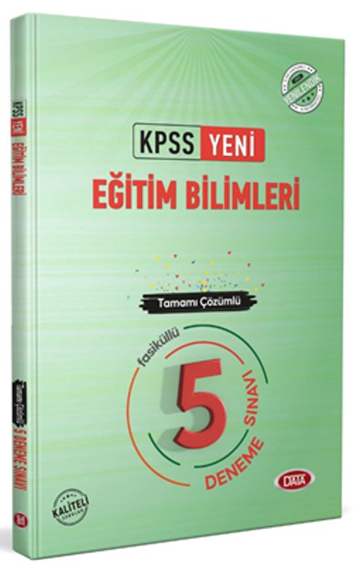 KPSS Eğitim Bilimleri Tamamı Çözümlü 5 Fasikül Deneme Sınavı 