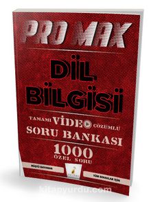 Promax Dil Bilgisi Tamamı Video Çözümlü Soru Bankası - Rüştü Bayındır