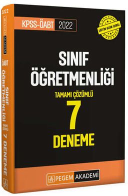 2022 KPSS ÖABT Sınıf Öğretmenliği Tamamı Çözümlü 7 Deneme
