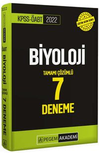 2022 KPSS ÖABT Biyoloji 7 Deneme