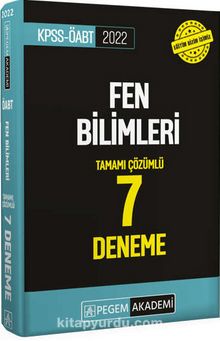 2022 ÖABT Fen Bilimleri Tamamı Çözümlü 7 Deneme - Kolektif