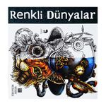 Renkli Dünyalar Yetişkinler İçin Boyama Kitabı
