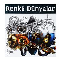 Renkli Dünyalar Yetişkinler İçin Boyama Kitabı