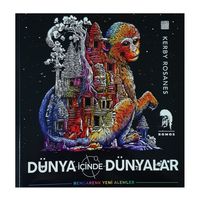 Dünya İçinde Dünyalar Yetişkinler İçin Boyama Kitabı