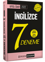 2022 KPSS ÖABT İngilizce Tamamı Çözümlü 7 Deneme