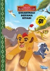 Disney Aslan Koruyucular Çıkartmalı Boyama Kitabı