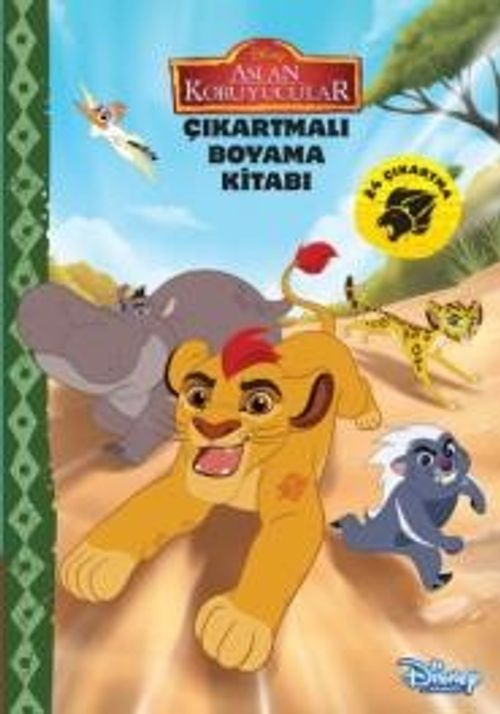 Disney Aslan Koruyucular Çıkartmalı Boyama Kitabı
