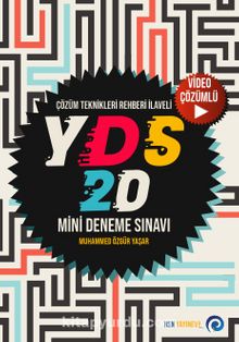 Çözüm Teknikleri Rehberi İlaveli YDS 20 Mini Deneme Sınavı - Muhammed Özgür Yaşar