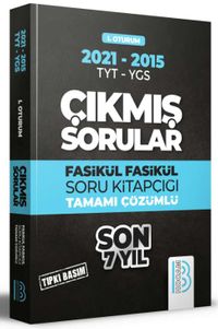 2009-2021 YKS 1. Oturum Son 7 Yıl Tıpkı Basım Fasikül Fasikül Çıkmış Sorular 