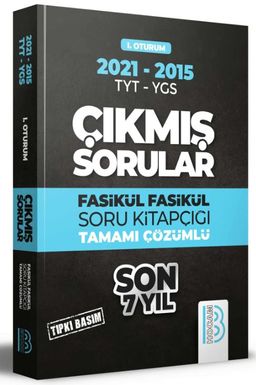 2009-2021 YKS 1. Oturum Son 7 Yıl Tıpkı Basım Fasikül Fasikül Çıkmış Sorular 