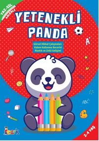 Yetenekli Panda Yaz-Sil (Kalemli)