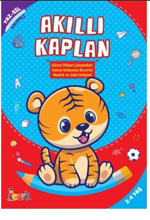 Akıllı Kaplan Yaz-Sil (Kalemli)