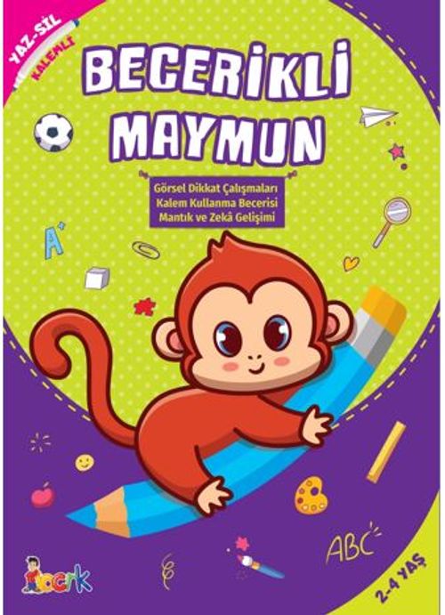 Becerikli Maymun / Yaz-Sil (Kalemli)