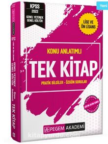 2022 KPSS Lise Ve Önlisans Konu Anlatımlı Tek Kitap - Kolektif