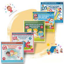 4-7 Yaş Çocuklar İçin IQ Zeka Geliştiren Oyunlar (5 Kitap) - Kolektif
