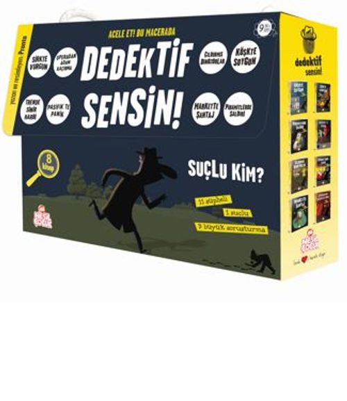 Dedektif Sensin / İki Set Bir Arada 8 Kitap (Pronto ) Fiyatı