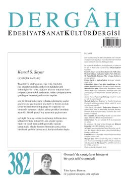 Dergah Edebiyat Sanat Kültür Dergisi Sayı: 382 Aralık 2021	