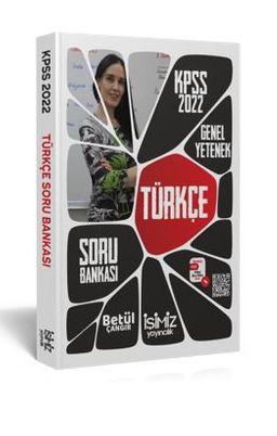 2022 KPSS Genel Yetenek Türkçe Soru Bankası 
