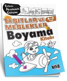 EAG Taşıtlar ve Meslekler Boyama Kitabı 4-6 Yaş