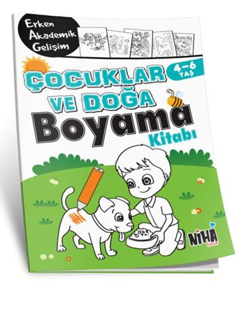 EAG Çocuklar ve Doğa Boyama Kitabı 4-6 Yaş