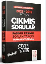 2015-2021 YKS 2. Oturum Sayısal Bölüm Son 7 Yıl Tıpkı Basım Fasikül Fasikül Çıkmış Sorular