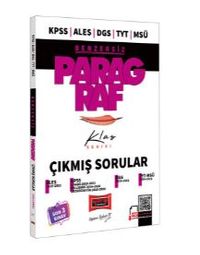 KPSS ALES DGS TYT MSÜ Benzersiz Paragraf Klas Serisi Son 3 Sınav Çıkmış Sorular