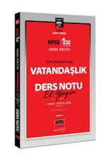 2022 KPSS Lisans Genel Kültür Tüm Adaylar İçin Son Düzlük 5 Yargıç Serisi Vatandaşlık El Yazısı Ders Notu
