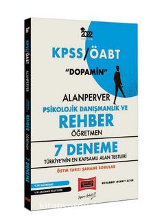 2022 ÖABT Dopamin Alan Perver Psikolojik Danışmanlık ve Rehber Öğretmen 7 Deneme - Muhammet Mehmet Altun