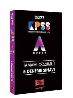 2022 KPSS A Grubu Tamamı Çözümlü 5 Deneme Sınavı