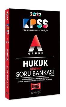 2022 KPSS A Grubu Hukuk Çözümlü Soru Bankası - Kolektif
