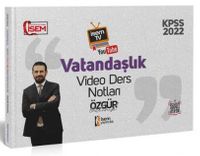 2022 KPSS İsem TV Genel Kültür Vatandaşlık Video Ders Notu 