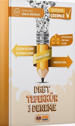 DHBT Tefekkür 3 Deneme 