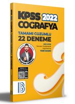 2022 KPSS Coğrafya Tamamı Çözümlü 22 Deneme