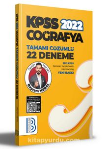 2022 KPSS Coğrafya Tamamı Çözümlü 22 Deneme - Bayram Meral