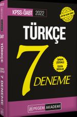 2022 ÖABT Türkçe Öğretmenliği Tamamı Çözümlü 7 Deneme