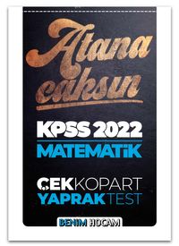 2022 KPSS Matematik  Çek Kopart Yaprak Test 