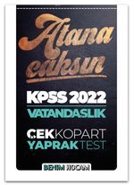 2022 KPSS Vatandaşlık Çek Kopart Yaprak Test