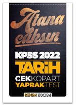 2022 KPSS Tarih Çek Kopart Yaprak Test