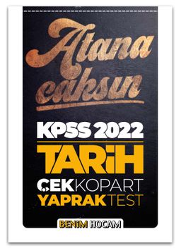 2022 KPSS Tarih Çek Kopart Yaprak Test