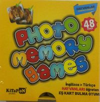 İngilizce-Türkçe Hayvanları Öğreten Eş Kart Bulma Oyunu