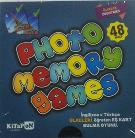 İngilizce-Türkçe Ülkeleri Öğreten Eş Kart Bulma Oyunu