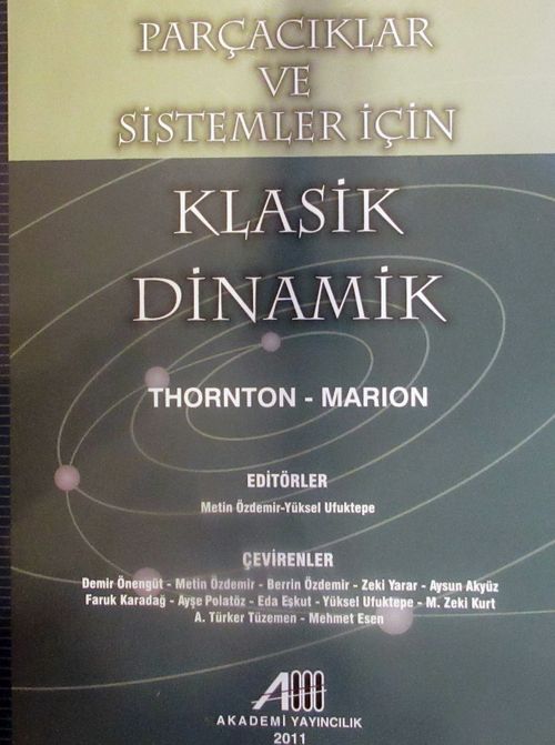 Parçacıklar ve Sistemler İçin Klasik Dinamik