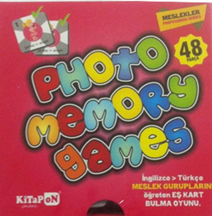 İngilizce-Türkçe Meslek Guruplarını Öğreten Eş Kart Bulma Oyunu