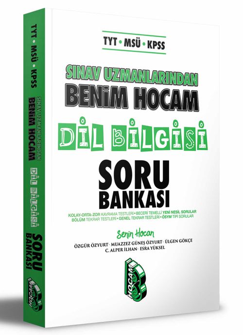 TYT - MSÜ - KPSS Sınav Uzmanlarından Dil Bilgisi Soru Bankası